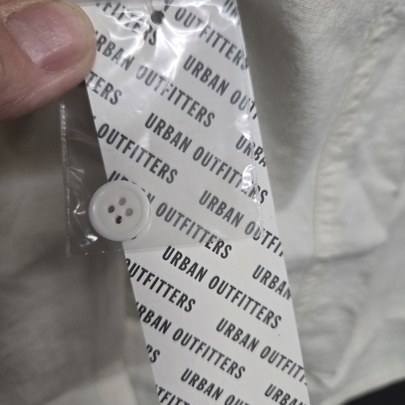 Urban Outfitters Sari Halter Vest Top Linen Blend Sz Small Neutral Cream - Picture 7 of 10